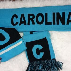 NWT Carolina Panthers Hooded Scarf Pockets